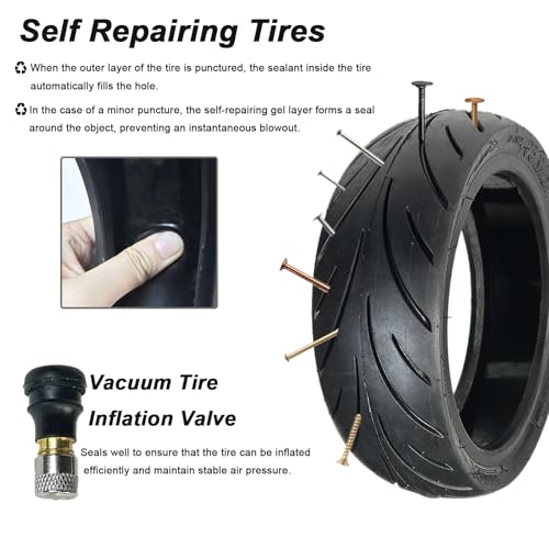 9.5 Inch Rubber Solid Tire For NIU KQI3 Electric Scooter Upgrade Parts - View #5